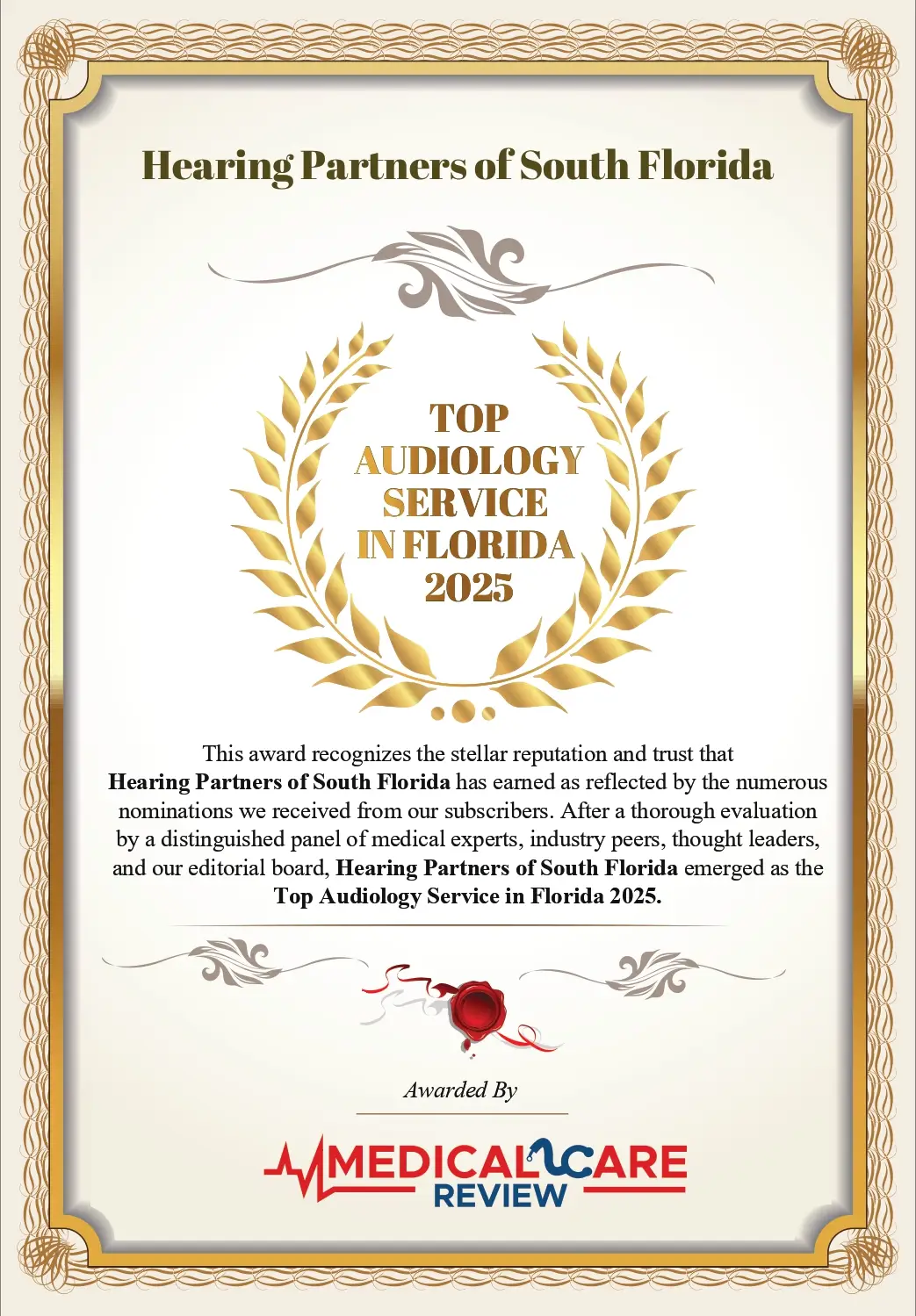 Award Certificate Full View